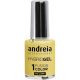 Andreia Professioneller Hybrid-Gel-Nagellack Fusion Color H59 Gelb - 2 Schritte, Keine Lampe Erforderlich, Langanhaltend, Leicht Entfernen