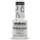 Andreia Professional NutriColor Atmungsaktiver Nagellack Vegan und Tierversuchsfrei mit Langanhaltendem Glänzendem Finish NC1 Weiß 10.5ml