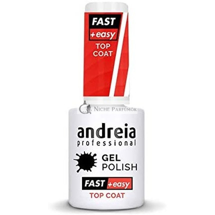 Andreia Professional Gel Top Coat a Körömművészethez, fényes finish, 10.5ml