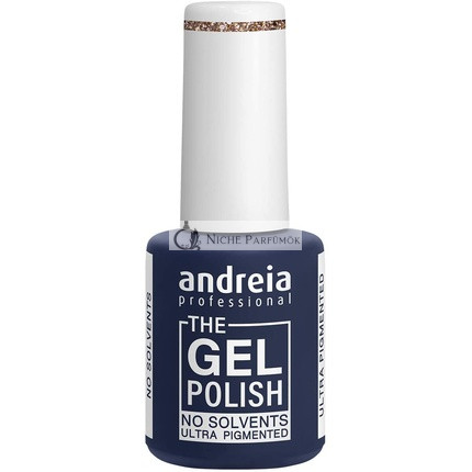Andreia Professional Gél Lakk Oldószer- és Szagmentes Gél Szín G37 Arany Csillám Rózsaszín Árnyalatok