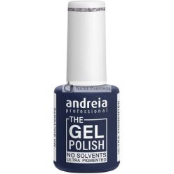   Andreia Professional A Gél Lakk Oldószer- és Szagtalan Gél Szín G38 Ezüst Csillám Szürke Árnyalatok