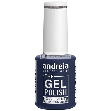 Andreia Professional Der geruchlose und lösungsmittelfreie Gel-Nagellack Farbe G39 Metallic Silber - Grautöne