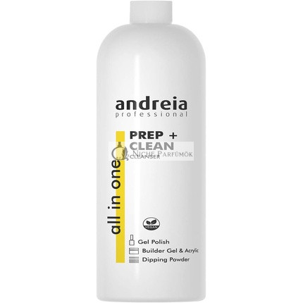 Andreia Professional All In One Prep and Clean a Dipping, Gel Lakk, Builder Gel és Akril Körmökhez, 1 L