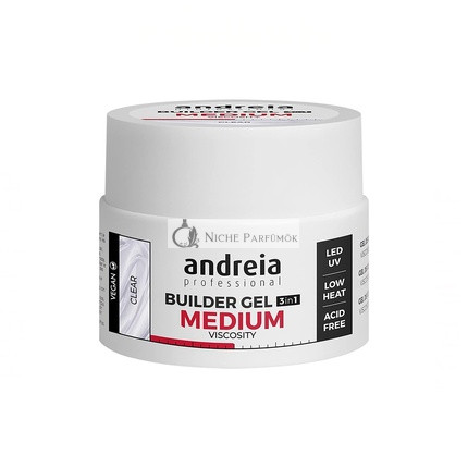 Andreia Professional Builder Gel Közepes Viskozitás Átlátszó, 44g