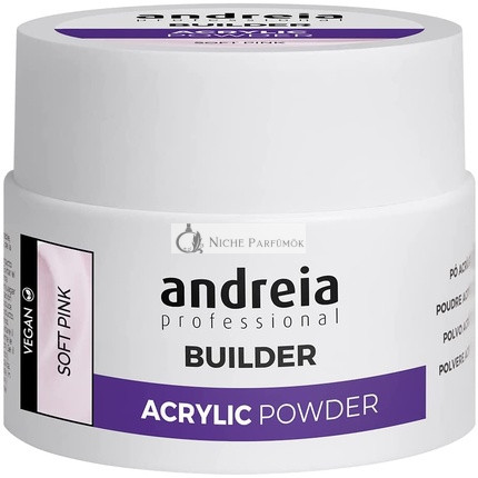 Andreia Professzionális Akryl Építőpor, Soft Pink, 35g