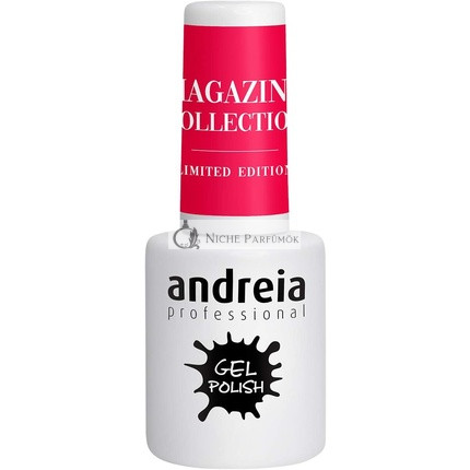 Andreia Félig Tartós Körömlakk UV/LED Lámpához Intenzív Fény és 4 Hét Tartósság, Varnish Magazine Kollekció MZ2 Intenzív Cseresznye 10.5ml