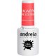 Andreia Semi-Permanenter Nagellack für UV/LED-Lampe Intensiver Glanz und 4 Wochen Haltbare Lack Magazin Kollektion MZ3 Neon-Koralle, 10,5ml