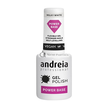 Andreia Professional Gel Polish Power Base Tejfehér, 10,5ml