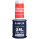 Andreia Professioneller Gel-Nagellack Lösungsmittelfreier Gel Limitierte Kollektion VS2 Neon Koralle mit Glitzer