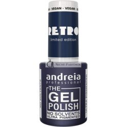   Andreia Professional The Gel Polish Oldalmentes Zselé RETRO Korlátozott Kollekció Szín RT2 Elegáns Sötétkék