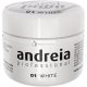 Andreia Professionelle Nagelkunst Design Gel Farbe Töpfe Hochpigmentierte Intensive Farbe Kein Fluss Hohe Viskosität UV Gel Farbe für DIY Maniküre Vegan 4g 01 Weiß