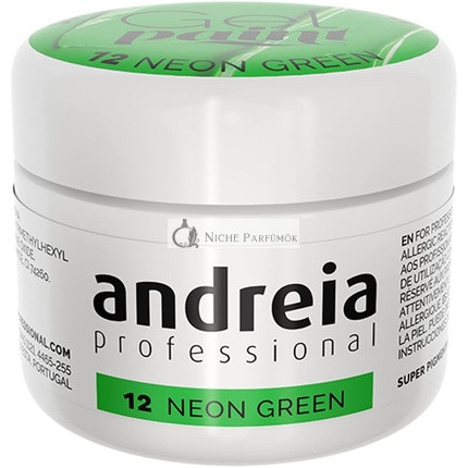 Andreia Professionelle Nagelkunst Design Gel Farbtopf - Hochpigmentiert, Intensive Farbe, Kein Fluss, Hohe Viskosität, UV-Gelfarbe für DIY-Maniküre, Vegan, 4g