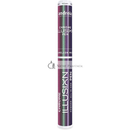Andreia Professional Chrome Körömpor Toll Mindent Egyben Illúzió Toll Gél Lakk Manikűr 0.5g - Szín 02 Chameleon Magenta