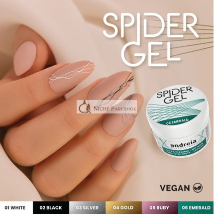 Andreia Professional Emerald Spider Gel Köröm Művészeti Készlet