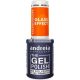 Andreia Professional Félig Tartós Körömlakk Gél Polish Kaleidoszkóp Üveg Hatás Gyűjtemény Szín KL5 Üveg Hatás Áttetsző Narancs, 10.5ml