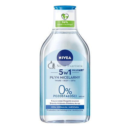 NIVEA Nurse Micellás Arctisztító 400ml