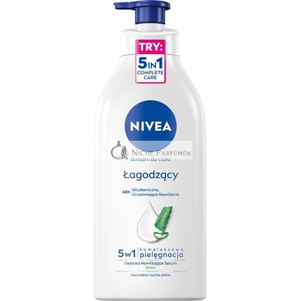 Nivea Tápláló Testápoló Tej 48H Intenzív Hidratáló Szérum Mandulaolajjal és E-vitaminnal 625ml