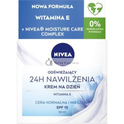 Nivea Hidratáló Frissítő Arckrém 24h, 50ml