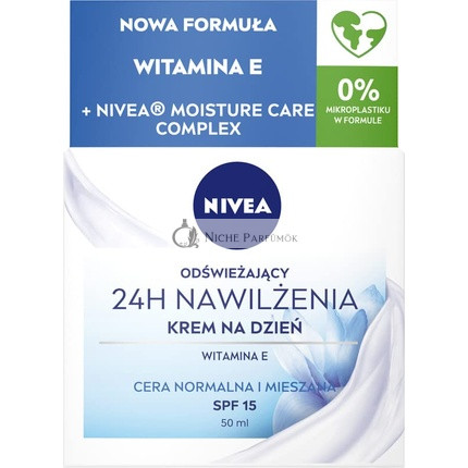 Nivea Hidratáló Frissítő Arckrém 24h, 50ml