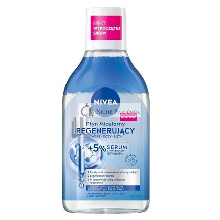Nivea Micellare Wasser zur Make-up-Entfernung für empfindliche und müde Haut regenerierend, 400ml