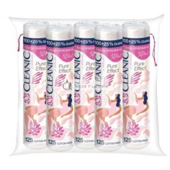 Cleanic Kerek Kozmetikai Párnák, 100% Pamut