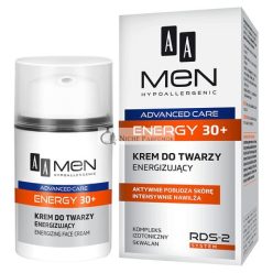   AA Men Hipoallergén Fejlett Ápolás 30+ Energiás Arckrém, 50ml