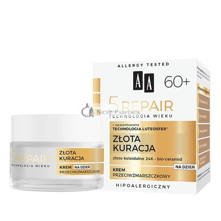 AA Technologie Alter 5Repair 60+ Gold Anti-Aging Creme, 50ml
