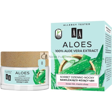 AA Aloes 100% Aloe Vera Extrakt Tag-Nacht Serum, 50ml