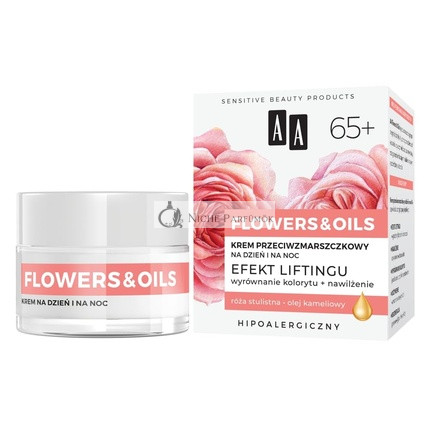 AA Blumen & Öle 65+ Lifting-Effekt Anti-Aging Tages- und Nachtcreme 50ml