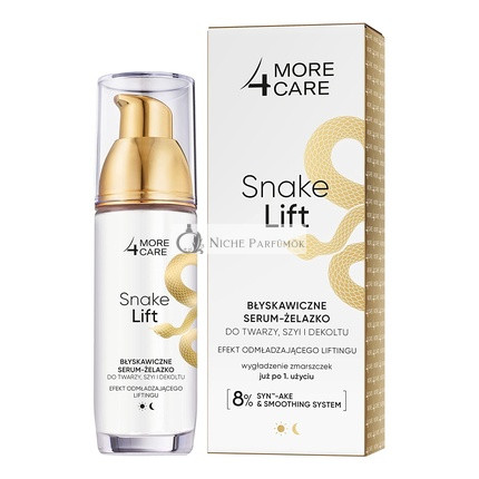 More4Care Schlangelift Blitzserum für Gesicht, Hals und Dekolleté, 35ml