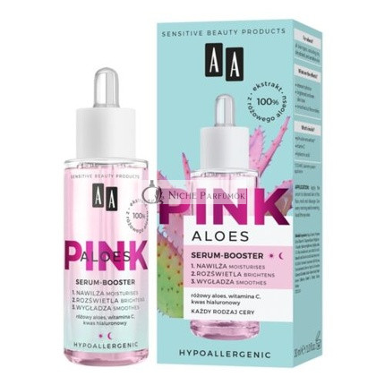 AA Aloes Rózsaszín Arc Szérum 30ml
