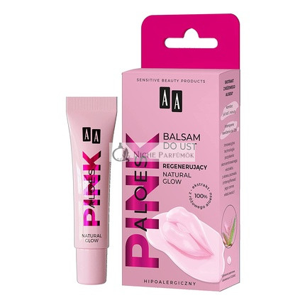 AA Aloes Pink Regenerierende Lippenlotion Natürlicher Glanz, 10g