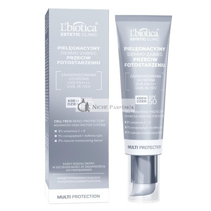 L'biotica Estetic Clinic MULTI Protection Dermo Treatment Nappali Krém SPF50 35ml