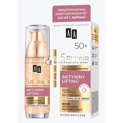 AA 5 Repair Age Technology Rózsa Fény 50+ Aktív Lifting Szérum Hypoallergén