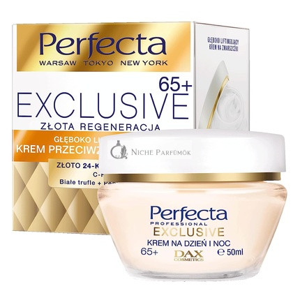 Perfecta Exclusive Gold Regenerierende Tiefenlifting-Creme mit Ceramiden 65+,