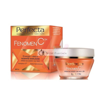DAX FENOMEN C Anti-Aging Tages- und Nachtcreme mit Vitamin C und Hyaluronsäure 30+, 50ml