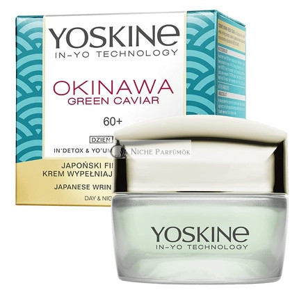 Yoskine Okinawa Zöld Kaviár Nappali és Éjszakai Krém 60+ 50ml