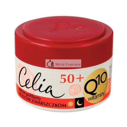 Celia Q10 Vitamin 50+ Ránctalanító Nappali és Éjszakai Krém, 50ml