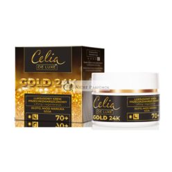   Celia de Luxe Gold 24K Luxus Ránctalanító Arckrém Lift & Regeneráció 70+