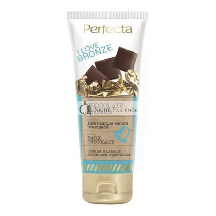 Schokoladen-Bronze Feuchtigkeitsspendendes Bräunungsserum Dunkle Schokolade 200ml
