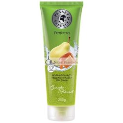   Planet Essence Hámlasztó Testápoló Krémszappan Körtével és Karamellával, 250g