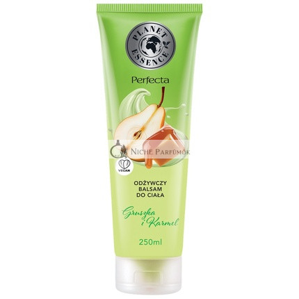 Planet Essence Tápláló Testbalzsam Körte és Karamell, 250 ml