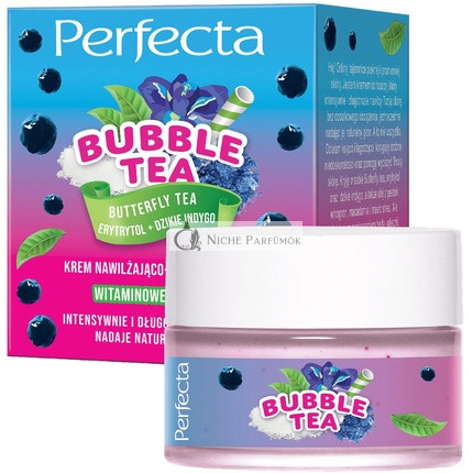 Butterfly Tea Bubble Tea Feuchtigkeitsspendende und aufhellende Creme, 50ml