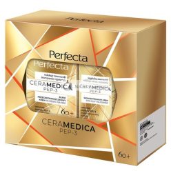   Perfectaset Ceramedica Pep-3 Erős Ránctalanító Krém 50 ml és Koncentrált Szem- és Szemhéjkrém 15 ml