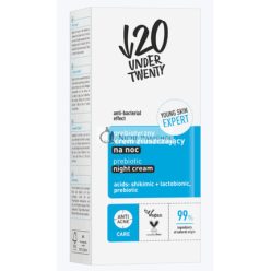   Under Twenty Anti Acne Antibakteriális 99% Természetes Prebiotikus Éjszakai Krém Vegan