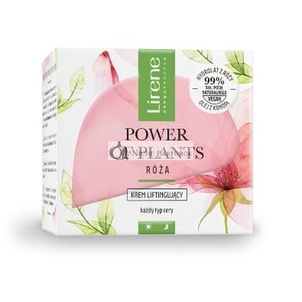Lirene Növények Ereje Rózsa Lifting Krém, 50 ml