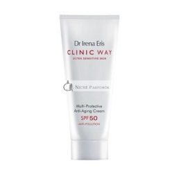   CLINIC WAY Anti Pollution Multi Protection Anti Aging Ránctalanító Krém SPF50, 40ml