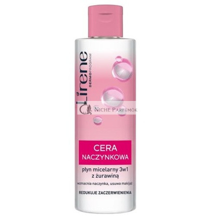 Lirene 3 az 1-ben Áfonyás Micellás Tisztító Víz, 200ml