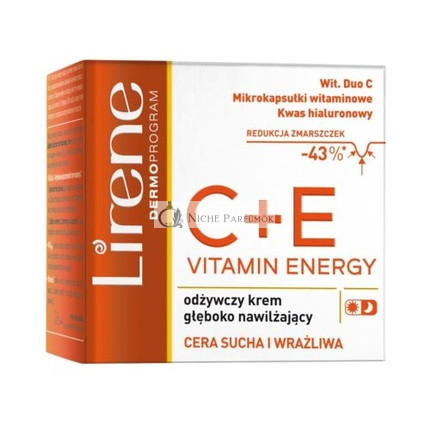 Lirene C+E Vitamin Energizáló Krém, Mély Hidratáló