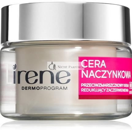LIRENE Ránctalanító, Pirosodás Csökkentő Nappali/Éjszakai Krém Érzékeny Bőrre, 50ml